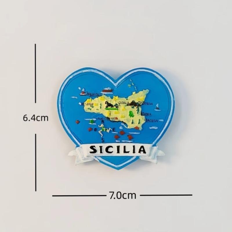 Italy Souvenirs Fairy Tale Sicily Fridge Stickers Wedding Gifts Circus Venice Pisa Fridge Magnets Home Decoration Wedding Gifts