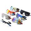 Colorful Bicycle Glasses Men'S Personality Trend One-Piece Sunglasses Outdoor Sports Sunglasses