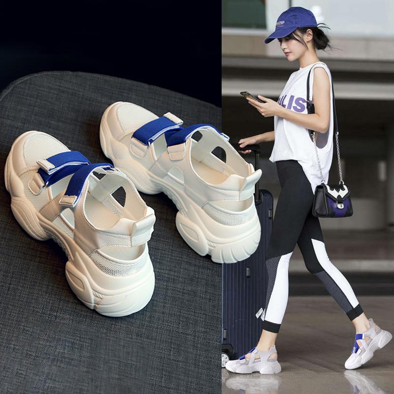 Sports Sandals Women's Thick Sole Casual Sports Shoes Women 2024 Summer New Platform Sandals Womens Shoes