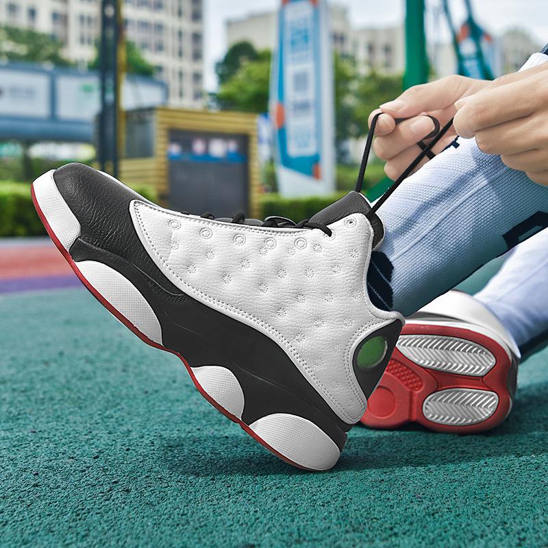 Plus Size Jesień i Zima Wysokie Buty Do Koszykówki Męskie Modne Buty Sportowe Casualowe Buty Do Koszykówki
