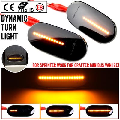 LED Dynamic Side Marker Turn Signal Lights Indicator Lamp For Mercedes-Benz Sprinter W906 2006-2018 Crafter