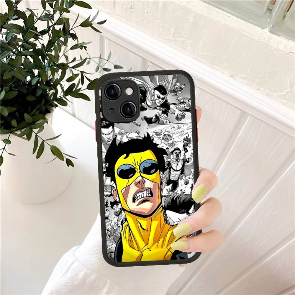 Cool Invincible Phone Case for iPhone 14 11 12 13 Mini Pro Max 8 7 Plus X XR XS MAX Translucent Matte Cover