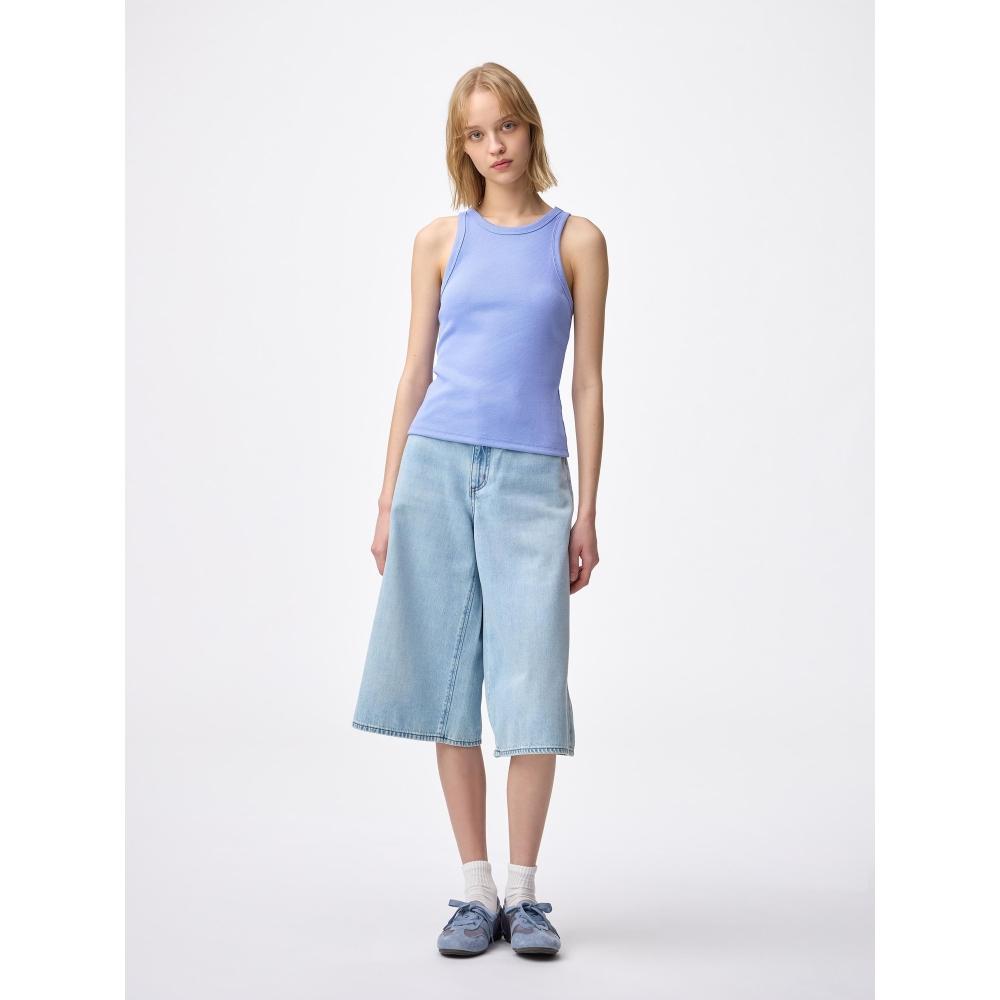 GU by Uniqlo Ribbed Tank Top Os+ec