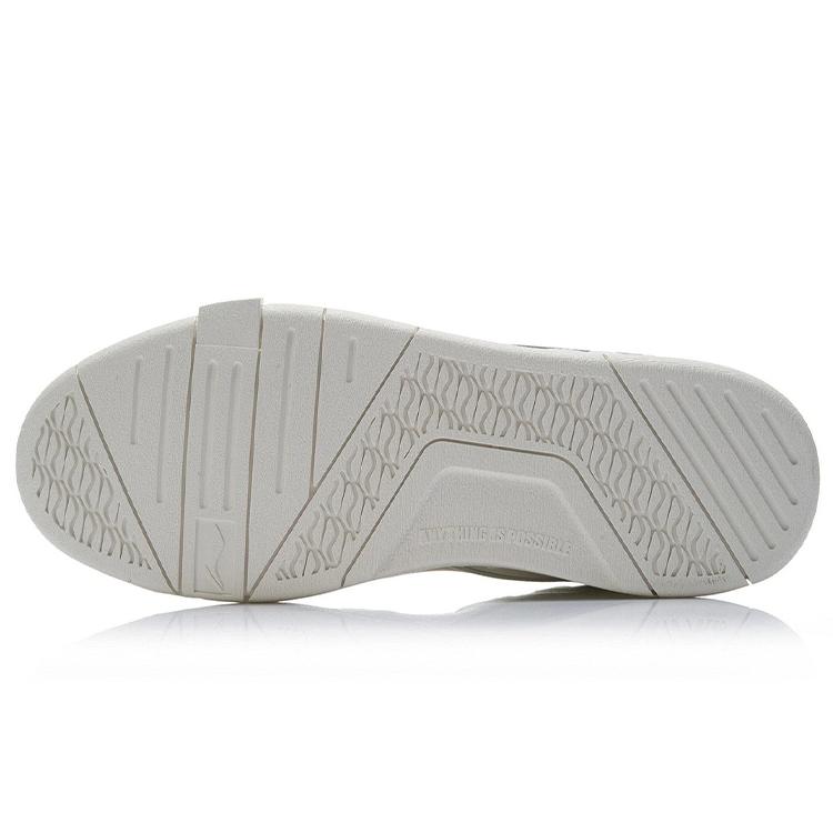 Li Ning Wave Superwave Mid Fleece Lined Trendy Thermal Cushioning Mid top Skateboard Shoes Women's Snow AGCR234-4