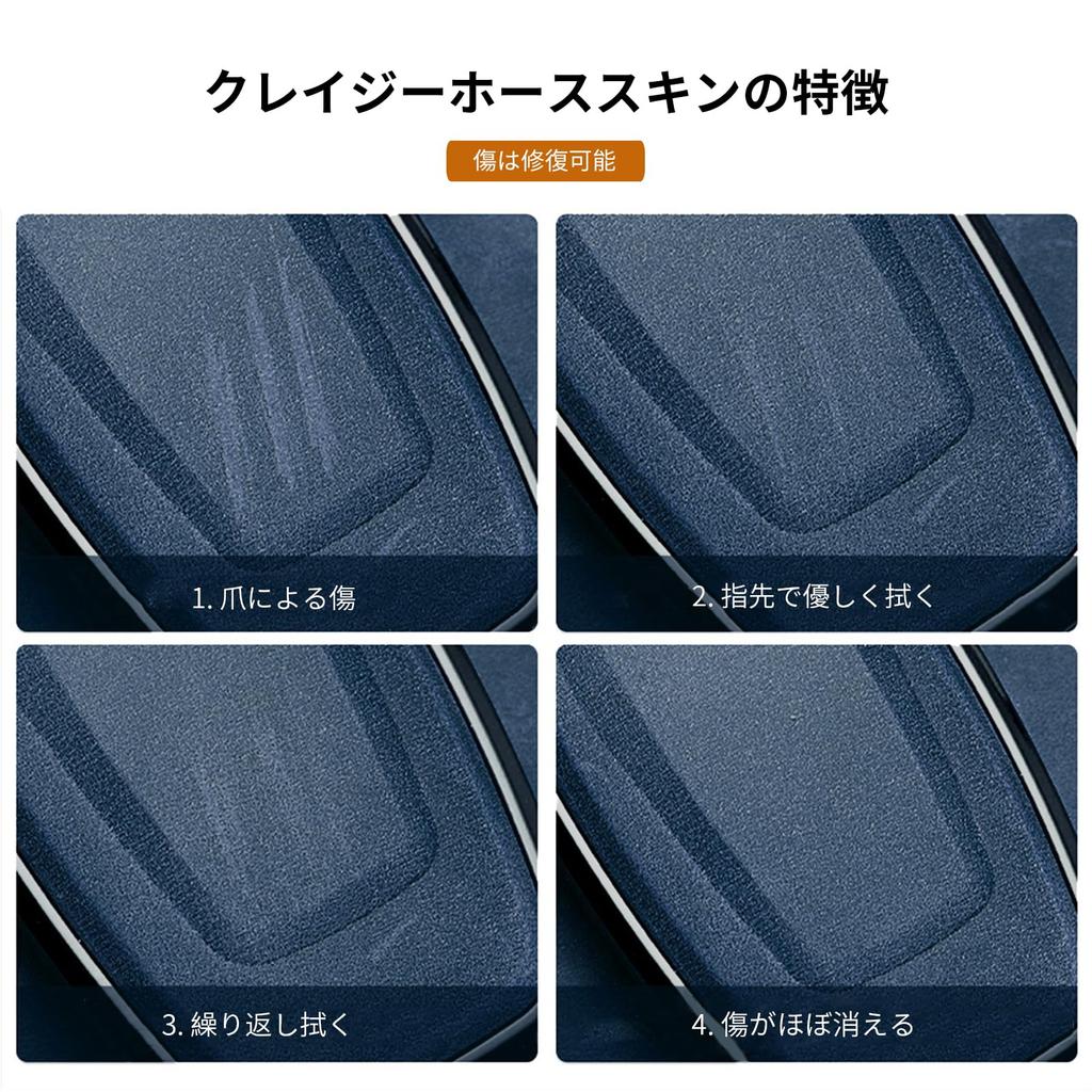 Key Fob Cover with Keychain 3 Buttons Smart Key Case for CX-3, CX8, CX5, CX30, MX30 MX60 (B3-blue)