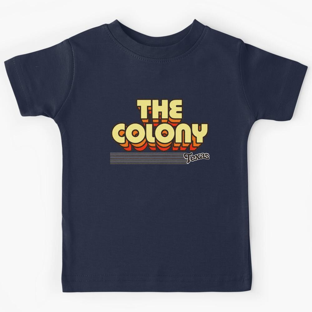 The Colony, Texas | Retro Stripes Kids T-Shirt 110