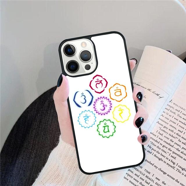 OM Yoga GOA Zen Symbol Muschel Hülle Für iPhone 17 Air 15 16 14 13 12 Pro Max 11 Pro Max Plus Handyhülle Abdeckung