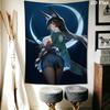 Zenless Zone Zero Wall Tapestry Aesthetic Wall Hanging Printed Fabric Blanket Decorative Tapestries for Bedroom Living Room Home Decor