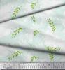 Soimoi Purple Poly Crepe Fabric Pecan Leaves Fabric Prints By Metre 42 Inch
