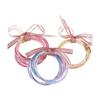 Multilayer Silicone Gold Powder Bracelet Ribbon Set Ladies Bow Christmas Bracelet Bracelet