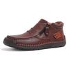 Men's Outdoor Casual Shoes Slip-on Flats Leather Shoes High-top Shoes Large Sizes Ankle Boots Formal Shoes 38-50