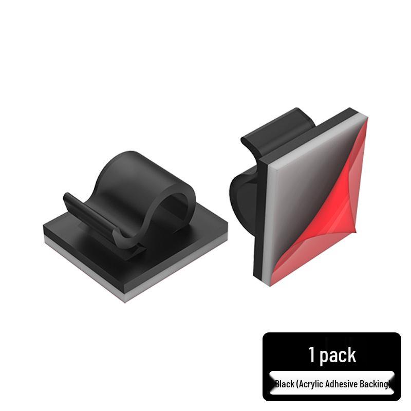 Klip do Organizacji Przewodów i Kabli Sieciowych Kamery Samochodowej na Deskę Rozdzielczą - Zarządzanie Kablami na Biurko