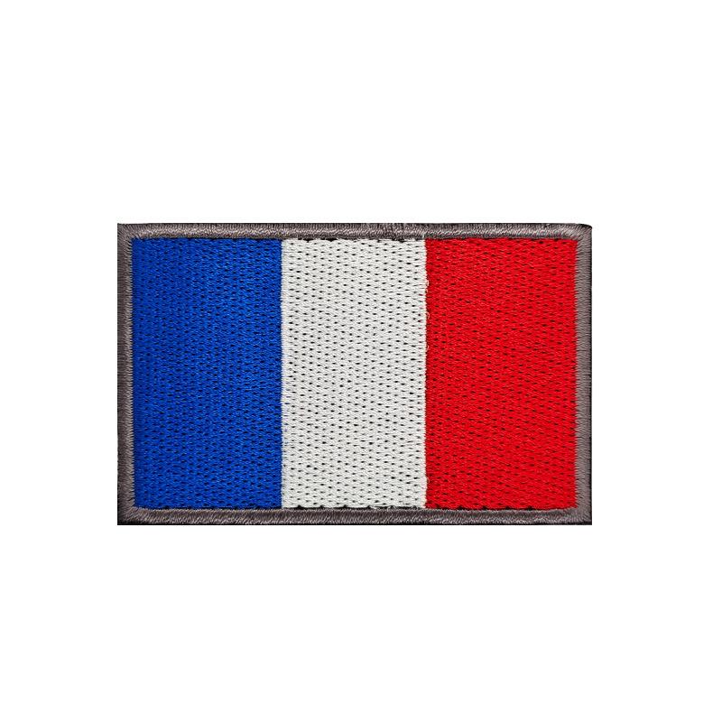 European Flags Embroidered Patches for Bags & Hats - Morale Badges with Hook, Loop & Iron-On Backing