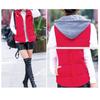 Women Casual Autumn Winter Sleeveless Warm Thicken Hooded Cotton Waistcoat Vest