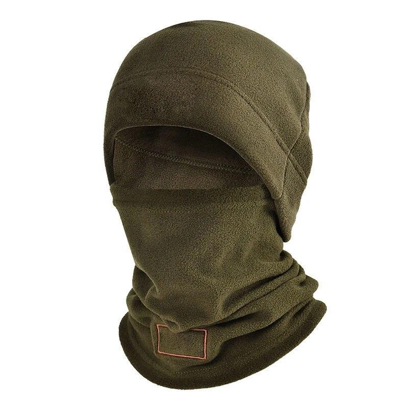 Autumn And Winter Fleece Hat Men's Sports Cold Swing Fleece Neck Cover Outdoor Cycling Mountaineering Mask Warm Cold Neck Set