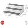 Grey 2 NonSkid 3Tier Spice Rack Organizer for Pantry 2Pack 10Inch