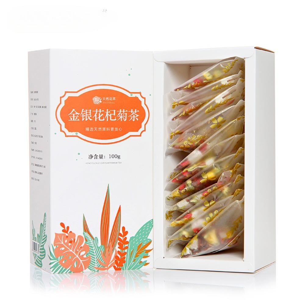 Honeysuckle Chrysanthemum Herbal Tea for Late Night, Flower Tea Blend