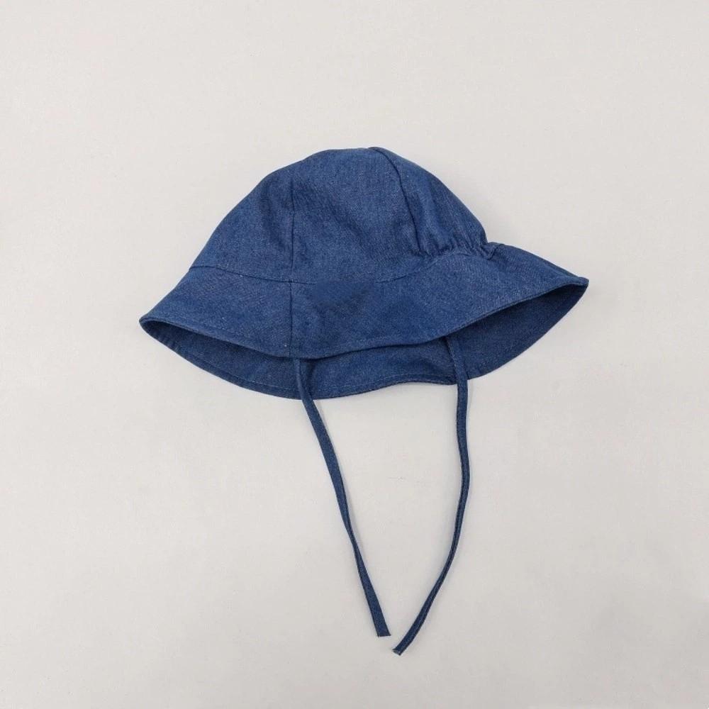 

Breathable Sun Protection Fisherman Cap Plaid Pattern Panama Bonnet Beach Style E