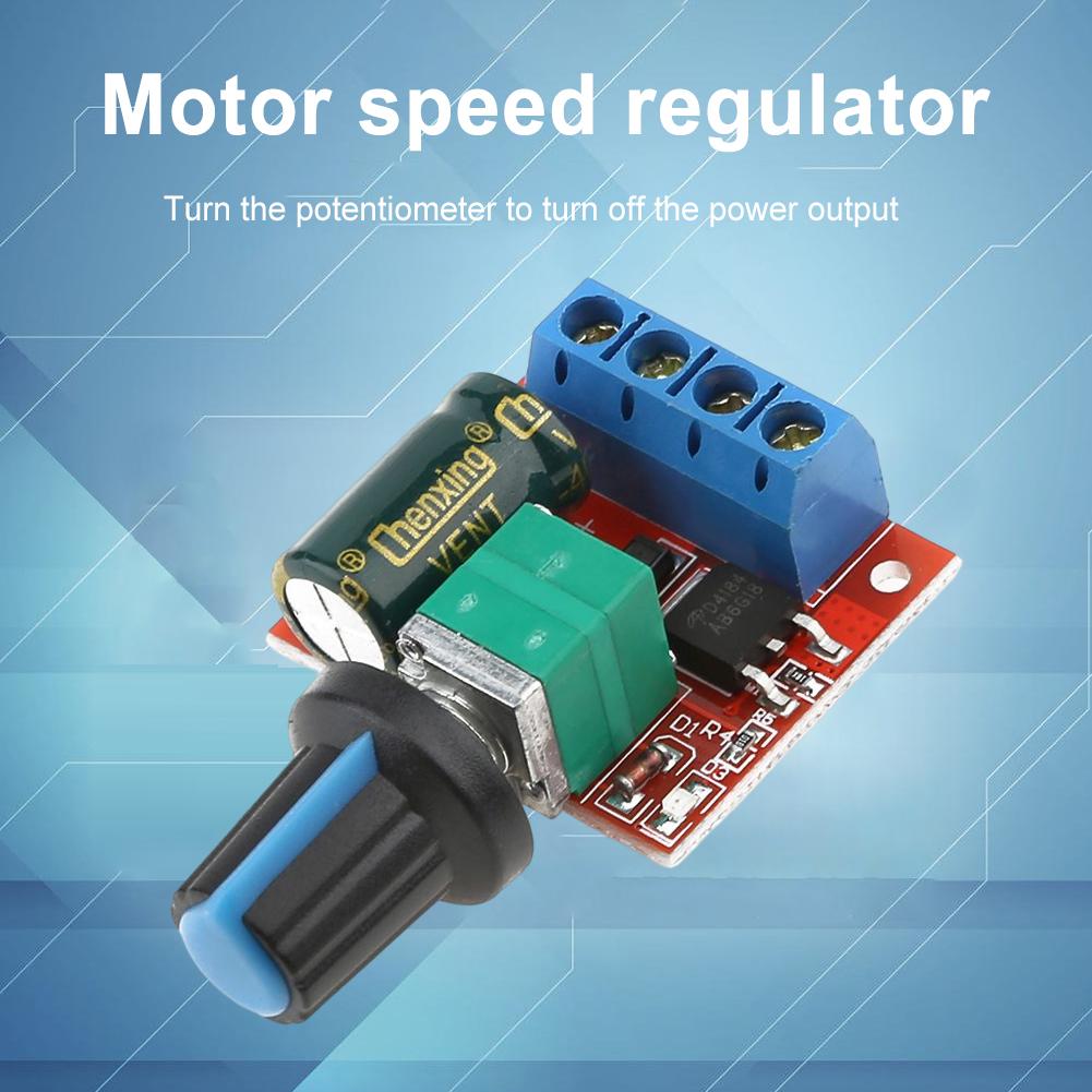 5A Motor PWM Speed Controller DC 4.5V-35V 90W Motor Speed Controller Fuse Automatic Recovery Speed Control Switch
