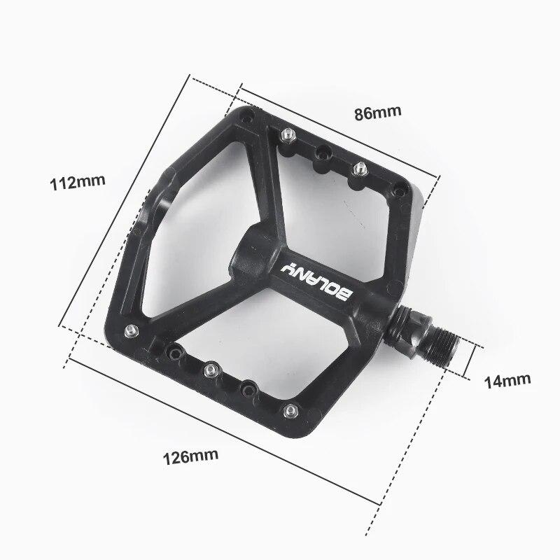 BOLANY Bicycle Pedal Bike Anti-slip Nylon Pedals MTB Ultra Light Sealed Bearing Nylon Pedal Bicycle Accessories 6