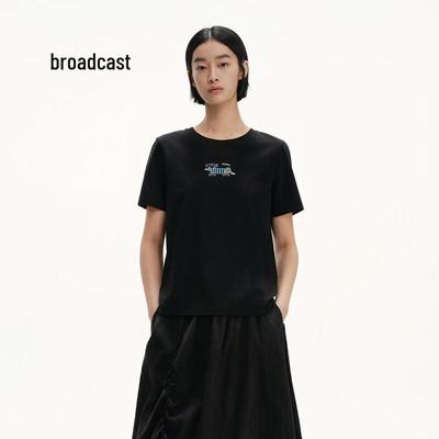 Women's Loose Fit Round Neck Short Sleeve T-Shirt