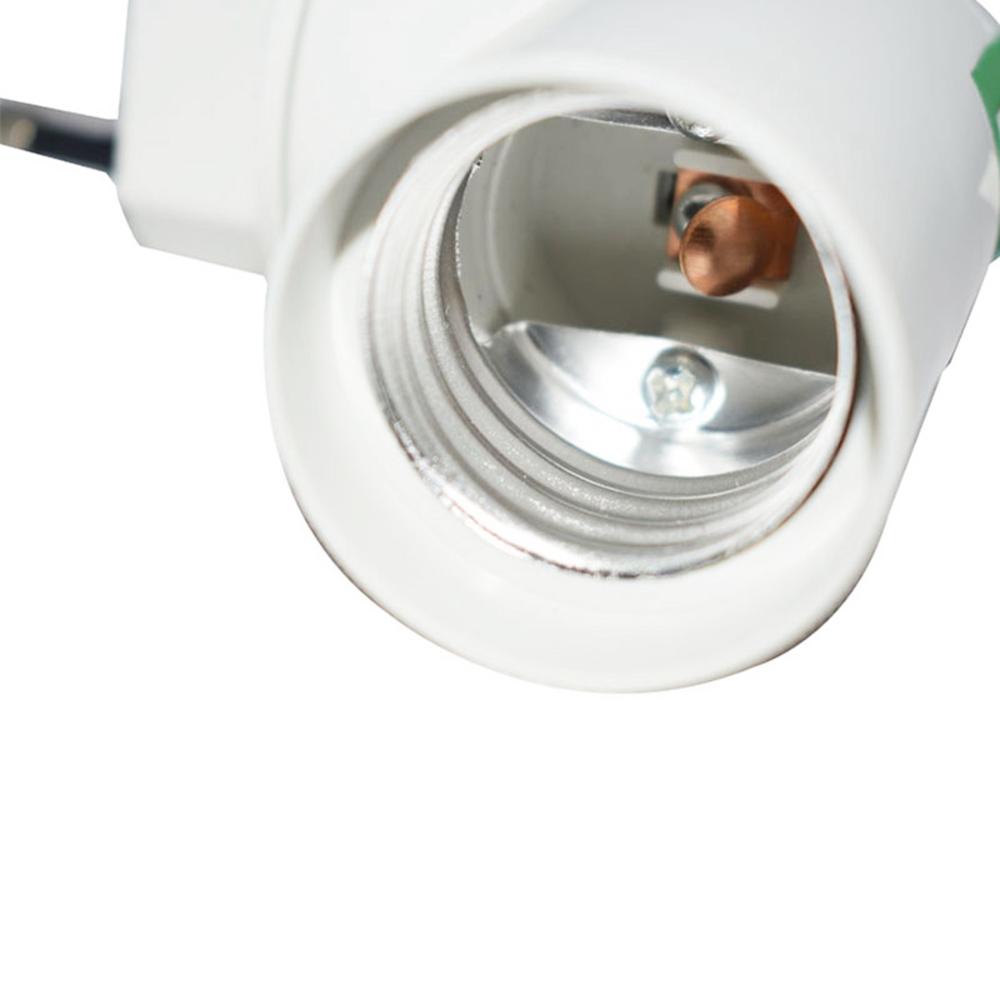 Rotatable LED Fireproof EU US Plug Switch E27 Bulb Base Lamp Holder Converter Socket Adapter