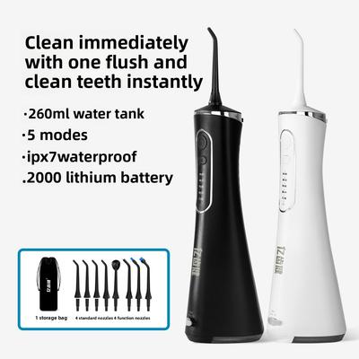Household Electric Tooth Flusher, High Frequency Waterproof, Portable Water Dental Floss, Tooth Flusher, Oral Tooth Flusher, Tooth Flusher