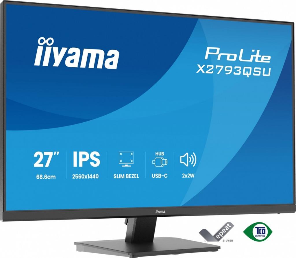 Monitor 27-inch X2793QSU-B1 IPS, QHD, HDMI, DP, 2xUSB