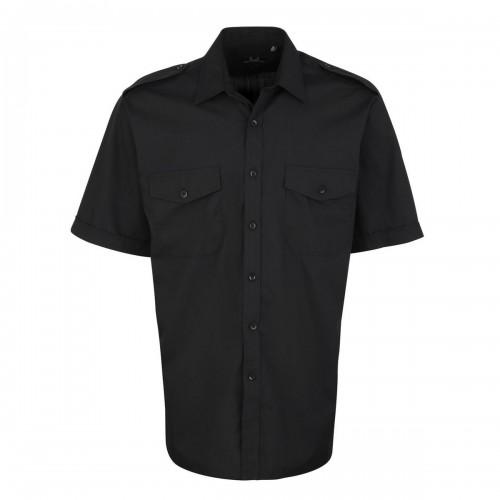 Premier Mens Short-Sleeved Pilot Shirt