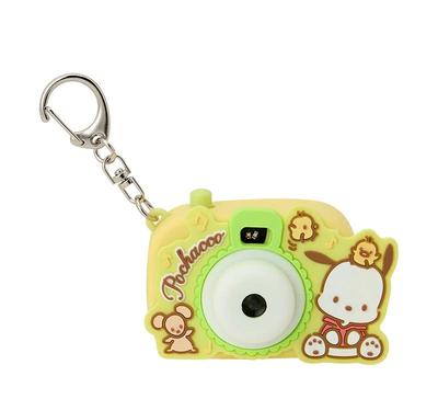 Sanrio Pochacco Kameraförmiger Licht-Scope-Schlüsselanhänger ( Miniaturspielzeug ) Japan NEUE Sarion-Charaktere