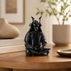 Dunkelstil Schwertkämpfer Figur Schreibtischornamente Samurai Skulptur Ninja Statue Heimdekoration
