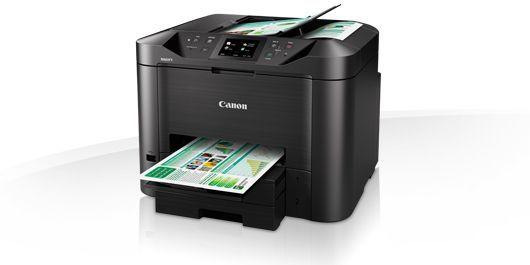 Canon Maxify MB5450 Inkjet All-In-One Printer, 24 Ipm Black and White, 15.5 Ipm Color, 600 X 1200 Dpi