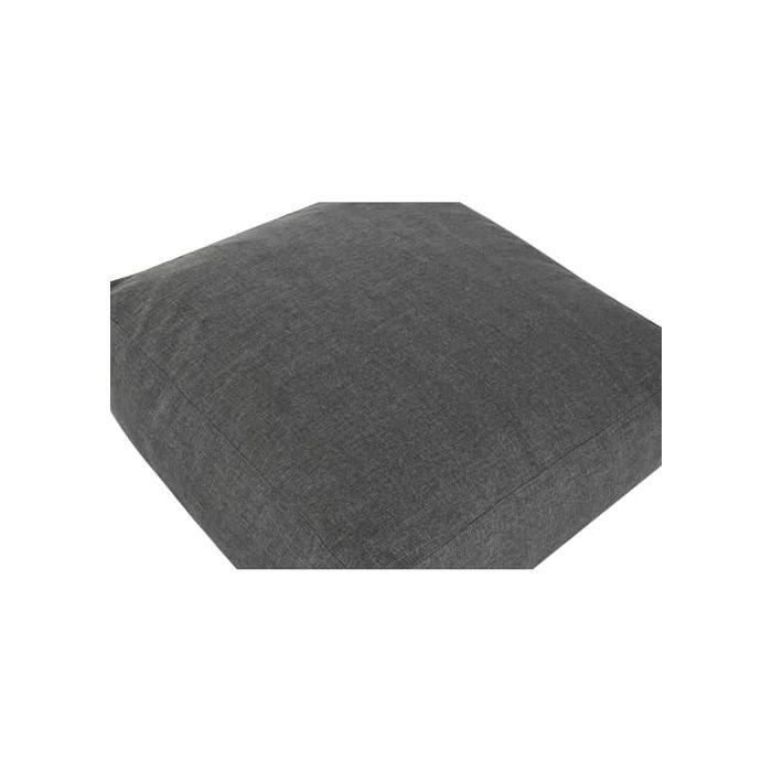 Pouf contemporain multicolore - Home ESPRIT - 87x87x32 cm - Polyester - À carreau - Lavage à la main