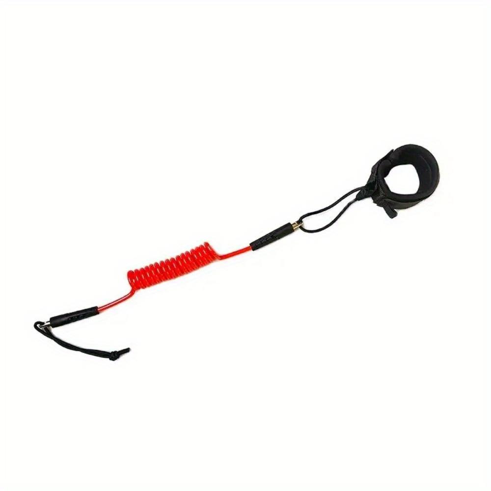 

1PC Surfboard Elastic Safety Rope, Sup Hand Leash Cord Strap, Waterskiing Surfboard Accessories красный