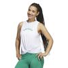 Adidas Bloom Knot Tank Top ECW69 White Women's (IC7755)