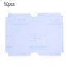 10Pcs Matte Klar Klebstoff Schule Lehrbuch Schutzhülle Buch Jacke Abdeckung