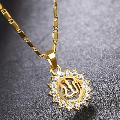Men's Able Pendant Necklace with Classic Hollow Design Luxury Banquet Jewelry Gift for Casual or Occasions Gift Jewelry