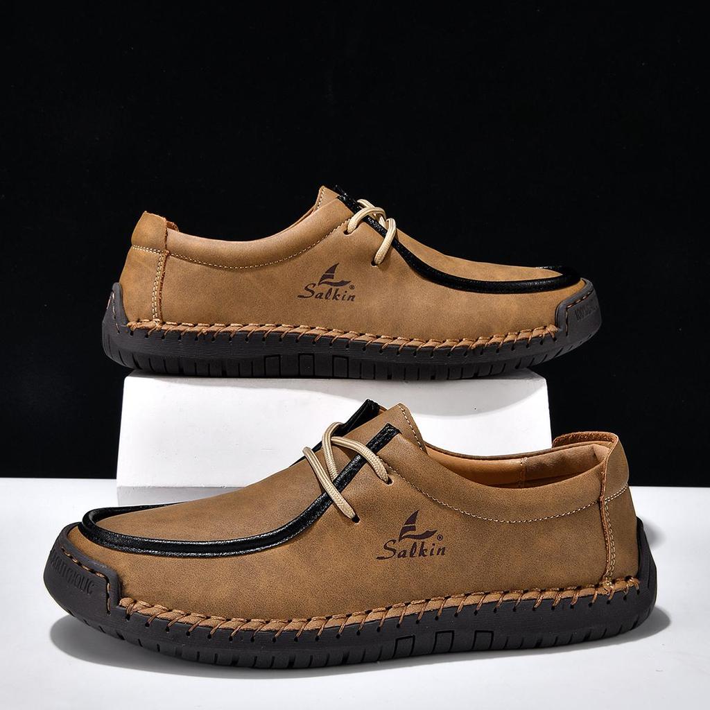 Unisex Schuhe Handgefertigte Lässige Lederschuhe Herren Komfort Fahrschuhe Weiche Leder Slipper Herrenschuhe Mokassins Damenschuhe