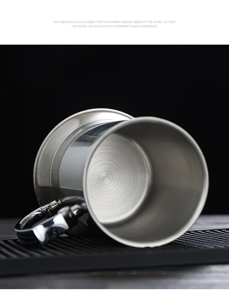 304 Stainless Steel Flame Cocktail Shaker & Beer Mug