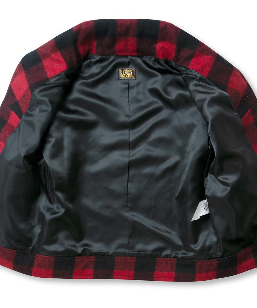 Blackpp Black Pp Ccc Buffalo Plaid Shawl Collar Jacket