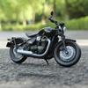 Welly 1/12 Scale Triumph Bonneville Bobber Alloy Miniature Motorcycle Model Toy Simulation Diecast Metal Children Toy Motorcycle Gift