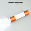 LED Telescopic Flashlight USB Rechargeable and Battery Powered Portable Lantern Flashlight for Camping Hiking Emergency Outage