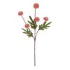 Faux Silk Pompon Mum Artificial Flowers 5 Heads Autumn Ball Chrysanthemum