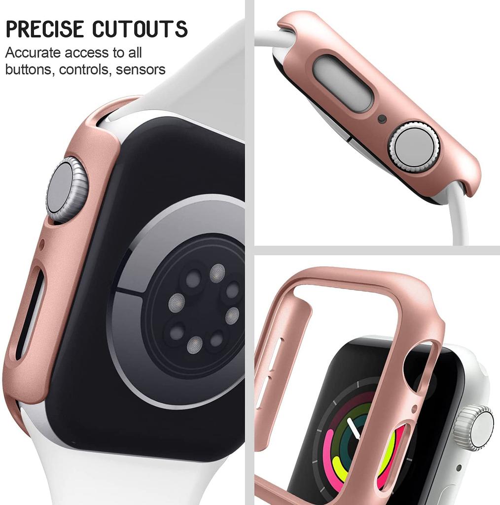 Cover For Apple Watch Case 44mm 40mm 42mm 38mm 44 Mm Accessories PC Protector Bumper iWatch Series 6 Se 5 3 7 8 9 41mm 45mm Case