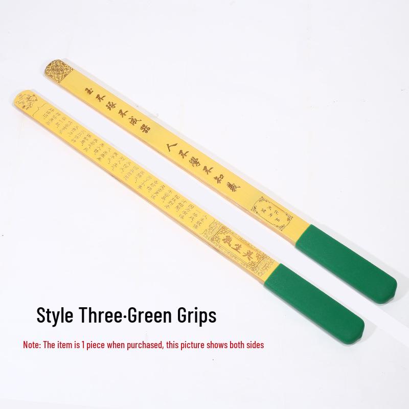 Dual-Use Bamboo Ruler & Massage Stick - Creative Fitness & Cultural Gift