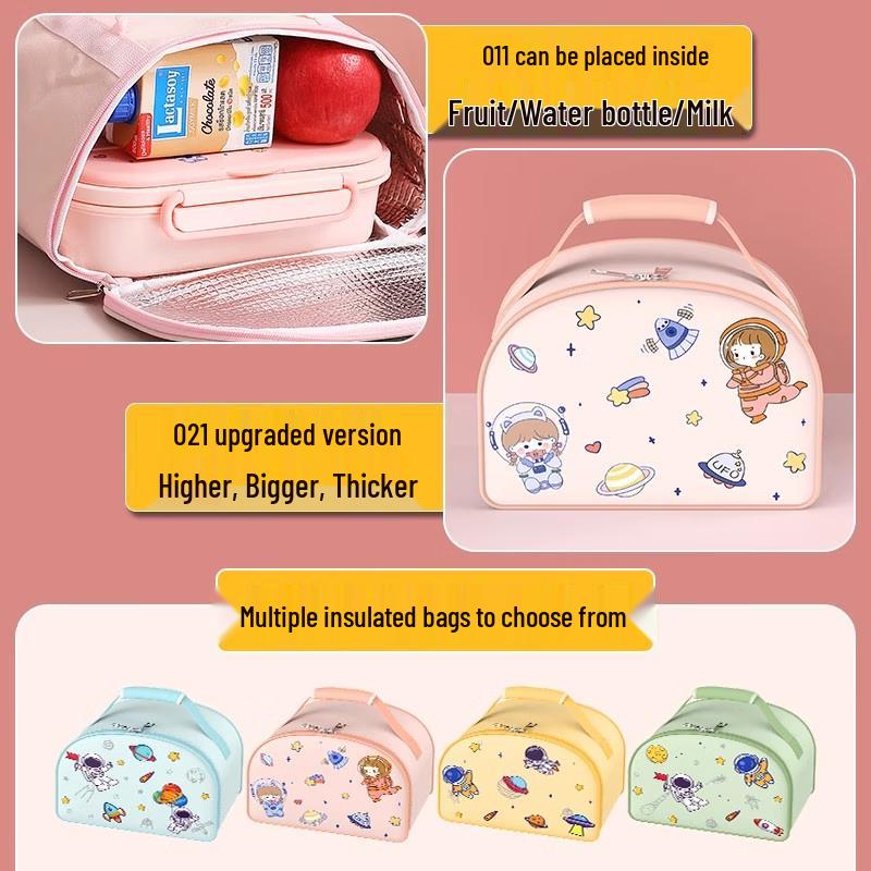 Dětský nerezový 316 4přihrádkový izolovaný svačinový box