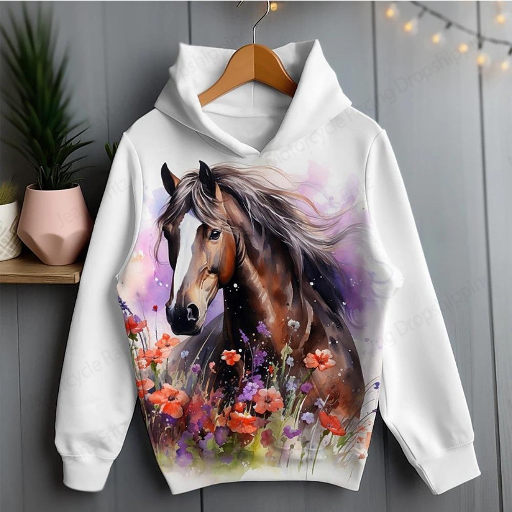 Animal Sweatshirt Funny Chicken Squirrel Horse Rabbit 3d Print Hoodie Men Women Fashion Oversize Hoodies Women Sweat Street Coat