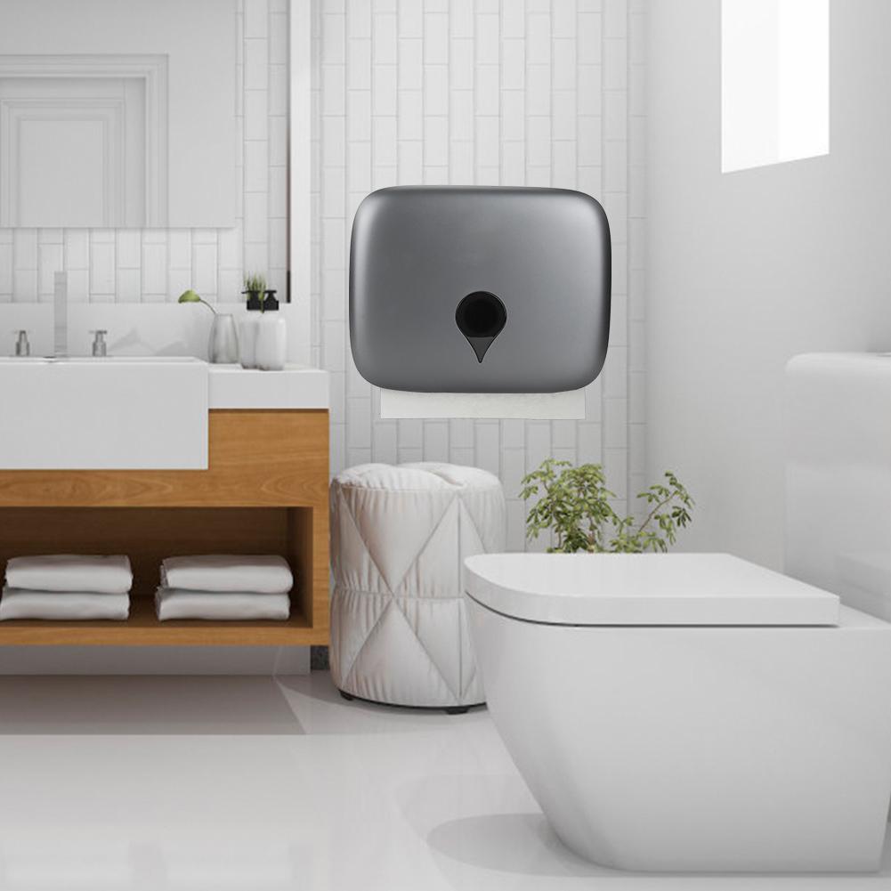 Nástěnný dávkovač papírových kapesníků Držák na toaletní papír Ručníky Kryt Úložný box na roli papíru pro domácnost