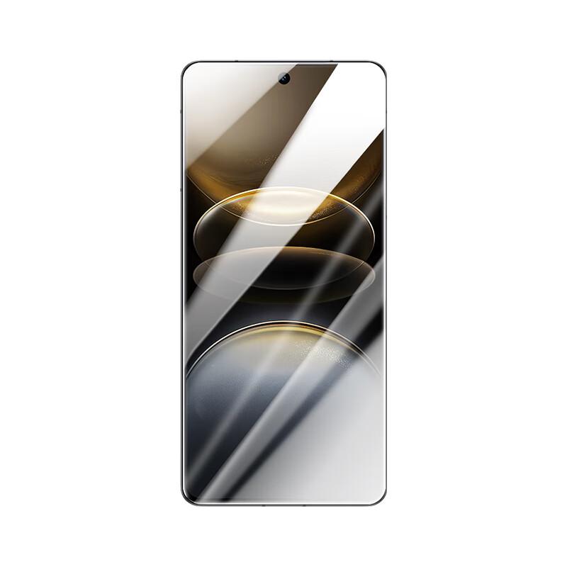 2 Pieces Replacement Pack Tempered Glass Screen Protector for Vivo X100S,d Electroplated Fine Black Edge Full Screen Anti-Drop for Vivo X100S