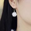 Koreanische Kristall Eisblumen Ohrringe: Einzigartiges, Schlichtes, Frisches, Vielseitiges, Trendiges Damenaccessoire.